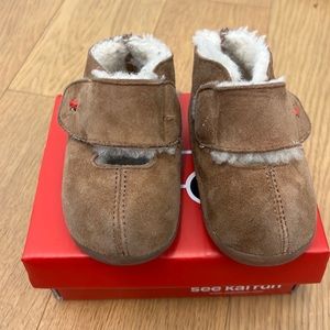 See Kai Run Avery (First Walker) Brown Shearling